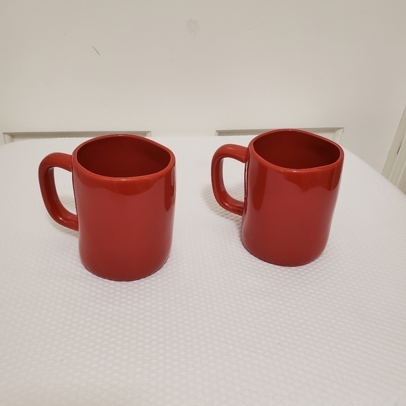 NWOT Rae Dunn JOLLY set of 2 Mugs - Picture 3 of 10